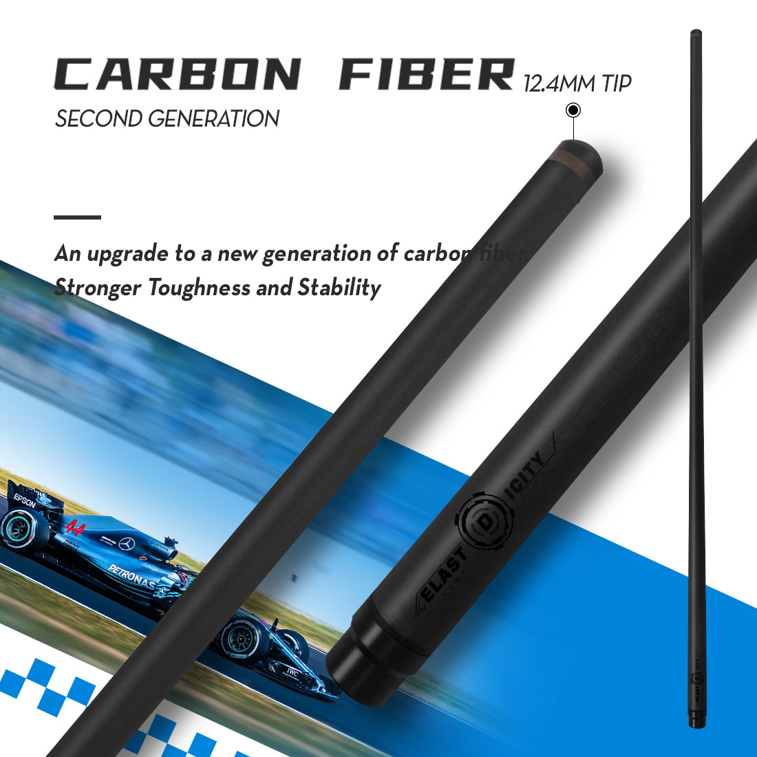 【Little Monster】FCS Carbon Fiber Pool Cue