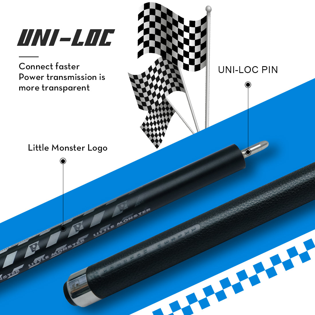 【Little Monster】FCS Carbon Fiber Pool Cue