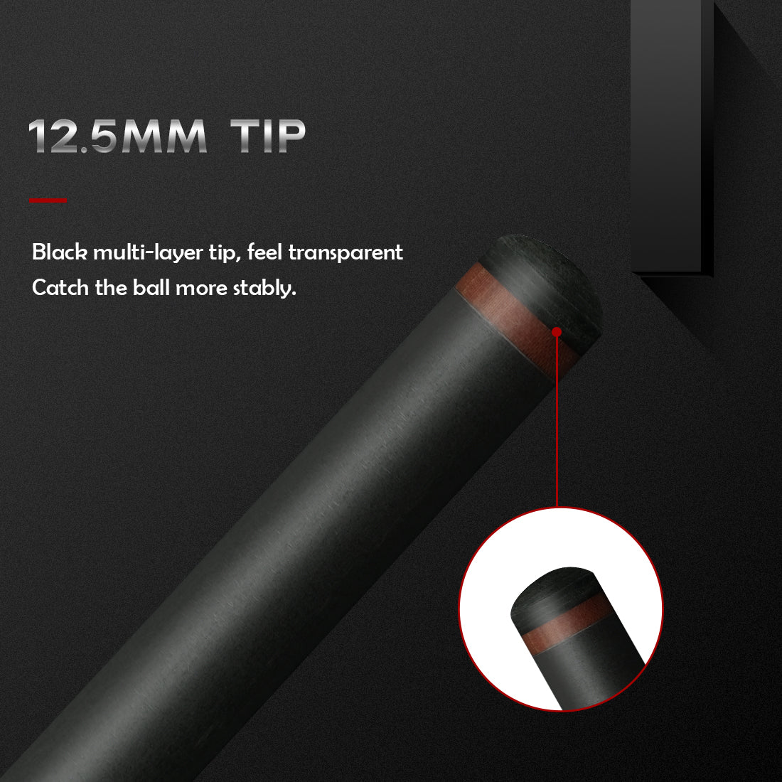 【Little Monster】PQ-1 Carbon Fiber Pool Cue